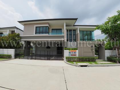 บ้านเดี่ยว หมู่บ้าน THE CITY รัชดาฯ - วงศ์สว่าง  หลังมุม ต้นโครงการ