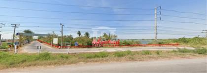 40408 ขายที่ดิน ติดพระราม 2 กม.74 อัมพวา ใกล้แยกวังมะนาว เนื้อที่ 138-2-90.80 ไร่