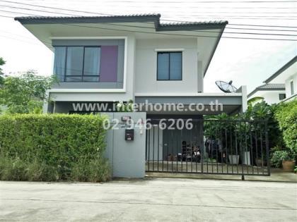 บ้านเดี่ยว 2 ชั้น 60 ตร.ว. หมู่บ้านพฤกษา ดีไลท์  ซอยอัมพร ถนนบางนา-ตราด 