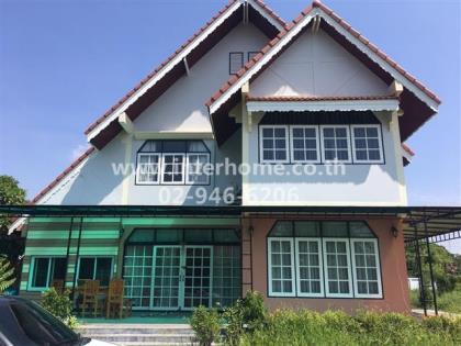 บ้านเดี่ยว+ที่ดิน 2 ชั้น 5 ไร่ 192 ตร.ว. ใกล้สนามกอล์ฟธูปะเตมีย์ ซอยลำลูกกา1 ถนนลำลูกกา
