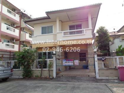 บ้านเดี่ยว 2 ชั้น 40.6 ตร.ว. หมู่บ้านงามเจริญบางบัวทอง ซอยลำโพ6 ถนนกาญจนาภิเษก 