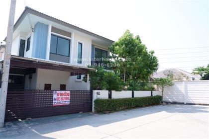 บ้านเดี่ยว 2 ชั้น 43.2 ตร.ว. หมู่บ้านเดอะทรัสต์ บ้านโพธิ์ ถนนบางปะกง-ฉะเชิงเทรา 