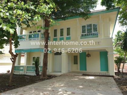 บ้านเดี่ยว 2 ชั้น 99.3 ตร.ว. หมู่บ้านมณีรินทร์ มาสเตอร์พีช รังสิต ถนนรังสิต-ปทุม 