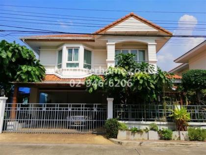 บ้านเดี่ยว 2 ชั้น 56 ตร.ว. หมู่บ้านนนท์ณิชา  ถนนรัตนาธิเบศร์ 