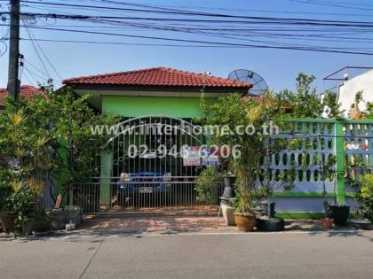 บ้านเดี่ยว 1 ชั้น 50 ตร.ว. หมู่บ้านฐานมั่นคง ซอยบงกช5 ถนนคลองหลวง 