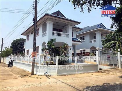 บ้านเดี่ยว2ชั้น(หลังมุม) 63.8 ตร.ว. หมู่บ้านบุษราคัม  ซ.เทียนทะเล20/1 ถ.พระราม2 
