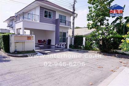 บ้านเดี่ยว 2 ชั้น (หลังริม) 60.2 ตร.ว. หมู่บ้านเพอร์เฟค พาร์ค ซอยร่มเกล้า6/1