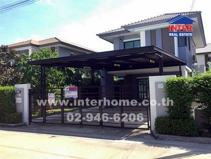 บ้านเดี่ยว 2 ชั้น 61 ตร.ว. หมู่บ้านฟ้ากรีนเนอรี่  อ.สามพราน จ.นครปฐม  