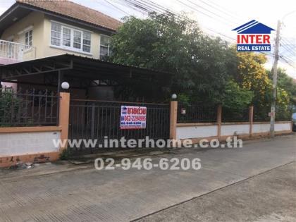 บ้านเดี่ยว 2 ชั้น 84 ตร.ว. หมู่บ้านบัวทองธานี พาร์ค ตรงข้ามสมบัติบุรี ถ.กาญจนาภิเษก