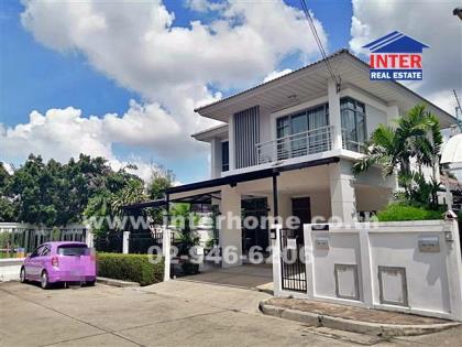 บ้านเดี่ยว 2 ชั้น (หลังมุม) 59.2 ตร.ว. หมู่บ้านเพอร์เฟคเพลส ซอยบางรักน้อย9 ถนนราชพฤกษ์ 