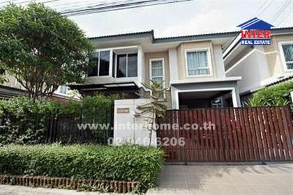 บ้านเดี่ยว 2 ชั้น 36 ตร.ว. หมู่บ้านพฤกษาวิลเลจ36 ซีนเนอรี่ ซอยโกสุมรวมใจ45 ถนนแจ้งวัฒนะ 
