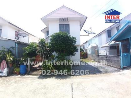 บ้านเดี่ยว 2 ชั้น 24.2 ตร.ว. หมู่บ้านเอื้ออาทร รังสิต  ซอย29 ถนนรังสิต – นครนายก  