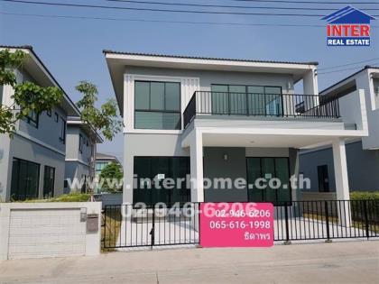 บ้านเดี่ยว 2 ชั้น 52 ตร.ว. หมู่บ้านเข็มทิศวิลเลจ ถนนบางนา-ตราด 