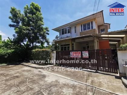 บ้านเดี่ยว 2 ชั้น (หลังริม) 56 ตร.ว. หมู่บ้านเทรนดี้ ธารา รามคำแหง  ซอยราษฎร์พัฒนา23-25