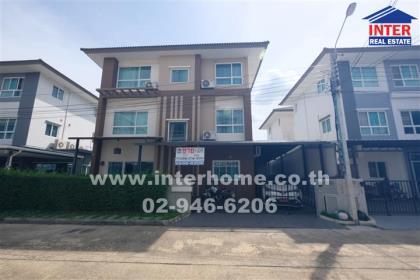 บ้านเดี่ยว 3 ชั้น 50.5 ตร.ว. หมู่บ้านคาซ่าพรีเมียม  ถนนรัตนาธิเบศร์