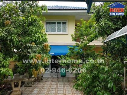 บ้านเดี่ยว 2 ชั้น 65.4 ตร.ว. หมู่บ้านอยู่เจริญ3   ซอย50 ถนนรังสิต - นครนายก 