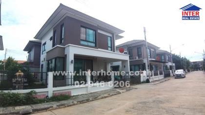 บ้านเดี่ยว 2 ชั้น 50.4 ตร.ว. หมู่บ้านสราญแม่กลอง ซ.6 อ.เมือง จ.สมุทรสงคราม