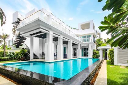 Luxury Modern 4 Bedroom Pool Villa At Palm Oasis - Jomtien