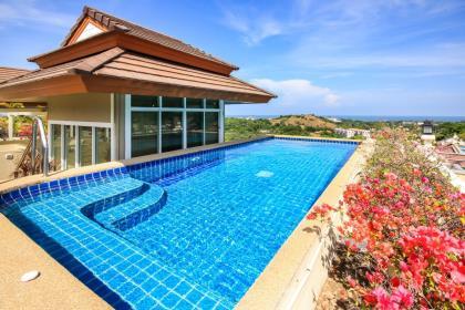 คอนโดดูเพล็ก พร้อมสระว่ายน้ำส่วนตัว  - ซีริจ คอนโด - เขาเต่า Sea View Duplex Condo With Private Pool At Sea Ridge Condo - Khao Tao 