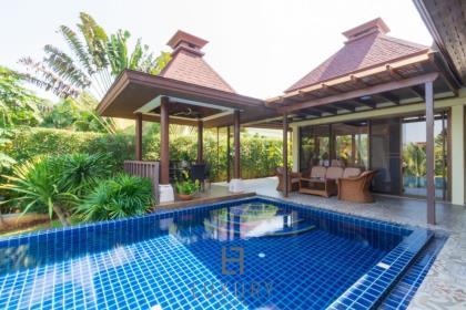 3 Bedroom Pool Villa On Large Elevated Plot