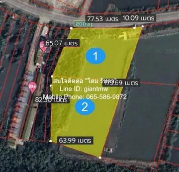 ขายที่ดิน ติดถนน+ติดทะเลอ่าวไทย สมุทรสงคราม 7-1-83