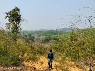 ขายที่ดิน พร้อมบ้านหลังใหญ่บนเนินเขา อ.สันติสุข จ.