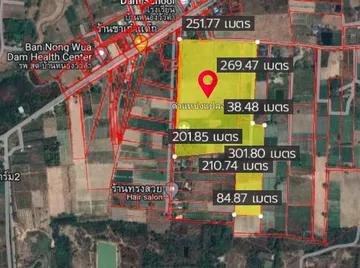 ขายที่ดินเปล่า อ.ปากท่อ ราชบุรี 43-3-68 ไร่ ราคา 1