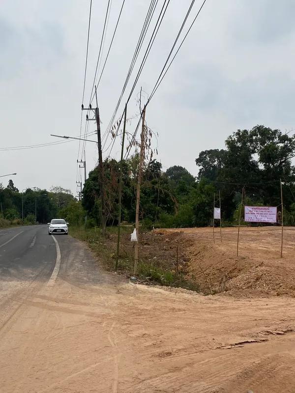 ขายที่ดินย่านโนนห้อม ปราจีนบุรี ถมแล้ว ติดถนน