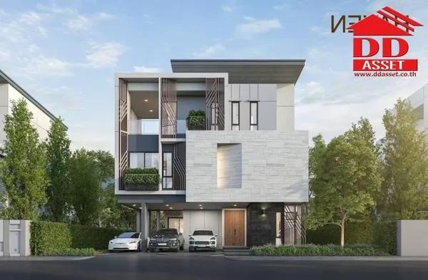 บ้านวิลล่าหรู บ้านเดี่ยว 3 ชั้น The gentry พัฒนากา