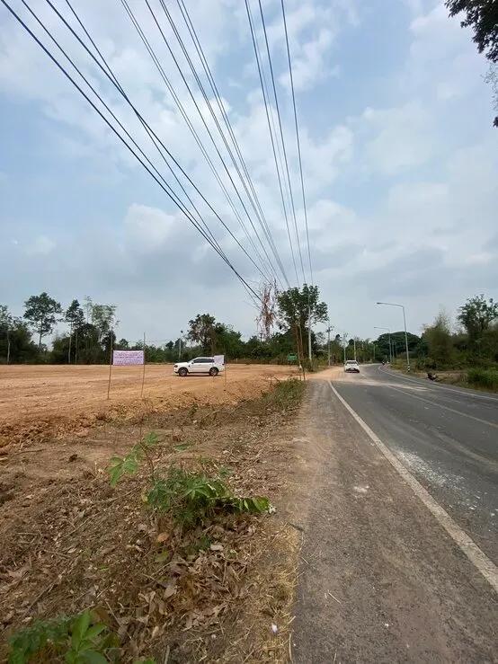 ขายที่ดินย่านโนนห้อม ปราจีนบุรี ถมแล้ว ติดถนน