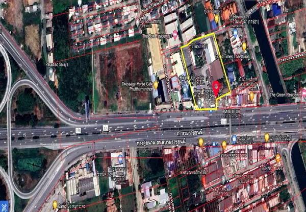 ขายที่ดิน ติดถนนบรมราชชนนี เนื้อที่ 5-3-47 ไร่